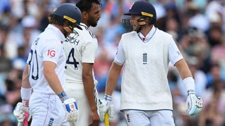Joe Root loses his cool as India’s last throw of the dice keeps Test series on a knife edge