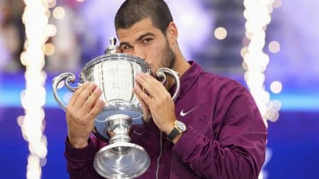 ¿Cuántos Grand Slams tenían Nadal, Djokovic y Federer a la edad de Carlos Alcaraz?