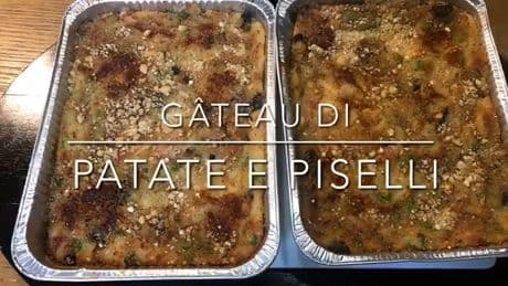 La ricetta video: il gateau coi piselli