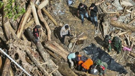 19 trapped in gold mine after landslide buries shelters amid heavy rains