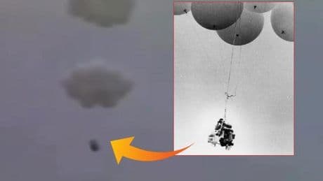 Gökyüzüne Sandalyeyle Yükselen Adamın Çılgın Macerası! Pilot Kuleye Böyle Anons Geçti: Bir Adam Sandalye Üzerinde Uçuyor…