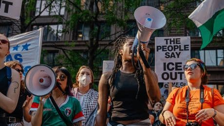 Why the Pro-Palestinian Movement Is Featured at Some Immigration Protests