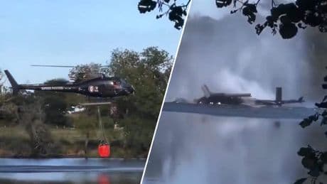 Helikopter crasht in meer in Frankrijk