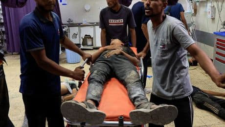 At Least 20 Killed in Stampede Outside a Gaza Aid Site