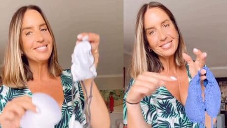 Lucía Lipperheide, experta en trucos: “Solo necesitas esta herramienta que tienes en el baño para arreglar las almohadillas de los bikinis y que queden como nuevas”