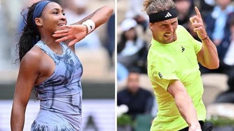 Fransa Açık'ta Gauff ve Zverev ikinci tura yükseldi