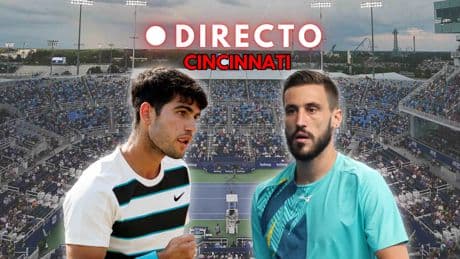 Carlos Alcaraz - Damir Dzumhur del Masters 1.000 de Cincinnati, en directo: resultado y última hora del debut del murciano