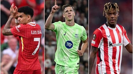 Liverpool: Barcelona star talks to Reds' 'world-class' Luis Diaz amid Nico Williams links