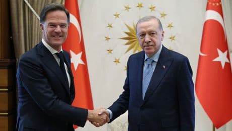 Erdoğan, NATO Genel Sekreteri Rutte'yi kabul etti