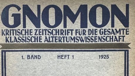 Der „Gnomon“ in der NS-Zeit: Wider das humanistische Bildungsideal