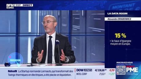 La Data Room : 15% = le taux d’épargne moyen en Europe, en contraste avec le taux d’épargne américain inférieur à 4% - 21/05