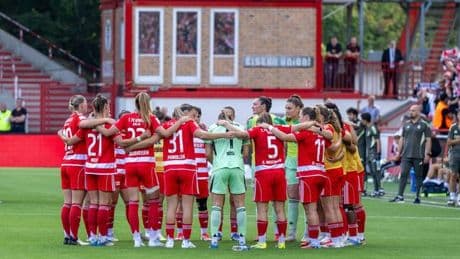 Fußball: 1:1: Später Schock für Union-Frauen bei Bundesliga-Premiere