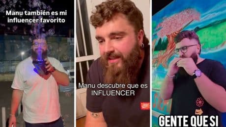 Un grupo de amigos decidió convertir a un colega en influencer sin que lo supiera. Ya tiene más de 100.000 seguidores
