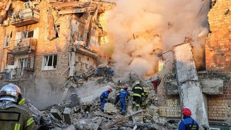 Kiew: Russland greift Ukraine mit 629 Drohnen und Raketen an