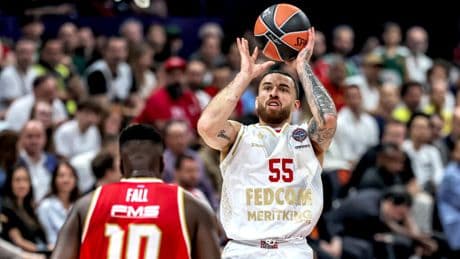 Euroligue de basket: l'AS Monaco bat l'Olympiakos et rejoint la finale