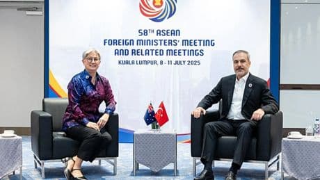 Bakan Fidan Avustralyalı mevkidaşı ile görüştü!