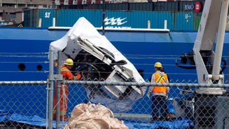 Vessel's implosion can be heard on new video from expedition to Titanic wreckage