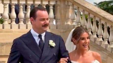 Inside Dani Dyer and Jarrod Bowen's wedding as dad Danny leads guests in X-rated chant