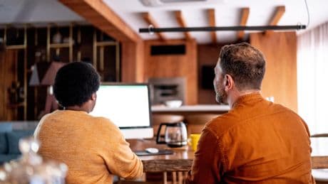 My partner and I settle arguments with PowerPoint debates. We each get 5 minutes and a limited number of slides.
