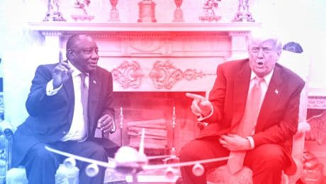 Donald Trump Stages an Oval Office Mugging