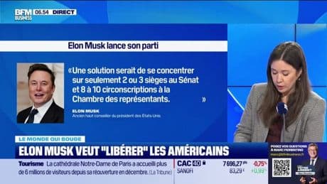 Caroline Loyer : Elon Musk veut "libérer" les Américains - 07/07