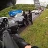 Moment armed police descend on pair of armed robbers who tied up young woman and stole £50k of jewellery