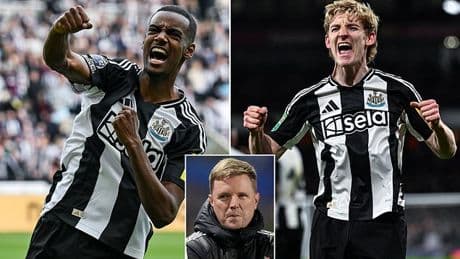 Eddie Howe details his 'frustration' with Newcastle stars being linked with moves away from St James' Park - as Magpies prepare to flex their muscle in the transfer market