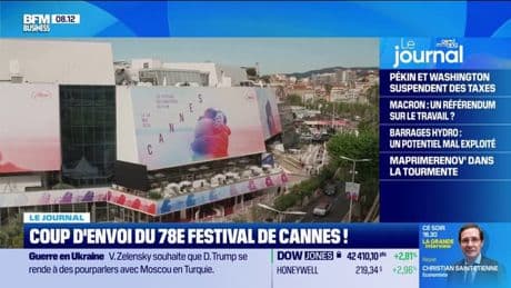 Coup d'envoi du 78e festival de Cannes !