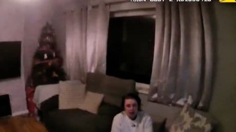Moment woman arrested for murdering ex-partner on Christmas Day after seeing him on Tinder