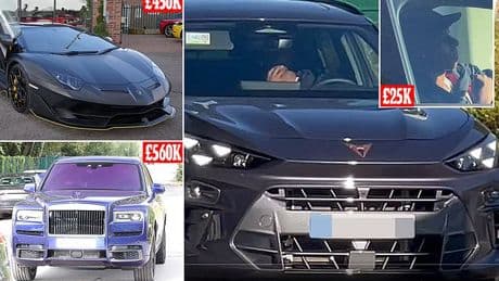 Marcus Rashford trades supercars for modest £25,000 company car as Man United outcast checks in for Barcelona training - having sold his £450,000 Lamborghini after driving ban