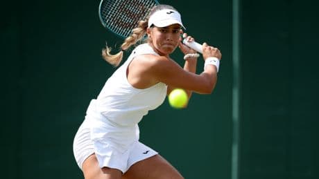 Bouzas se despide de Wimbledon: "Creo que tengo que estar muy contenta"