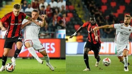 Gaziantep sahasında Gençlerbirliği'ni 2-1 mağlup etti