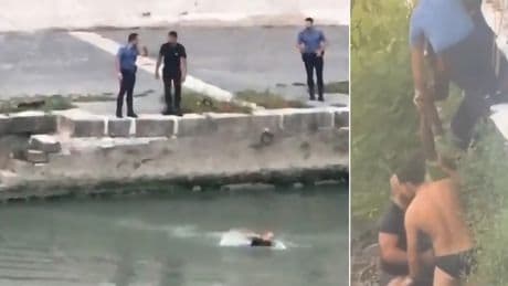 Si getta nel Tevere e tenta il suicidio: due carabinieri eroi si tuffano e lo salvano. «Quello straniero non voleva farsi aiutare»