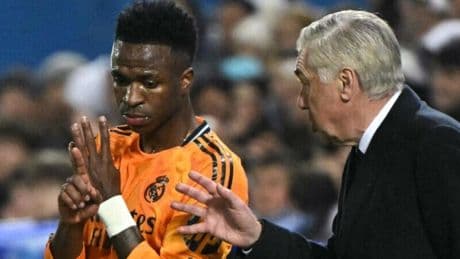 <p>800 milioni per strappare Vinicius e Ancelotti al Real Madrid: follie dall&rsquo;Arabia</p>