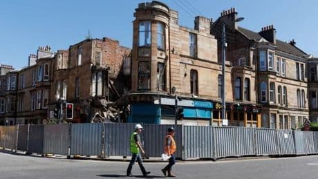 Glasgow tenement collapse resident 'gutted' as he loses home of five years