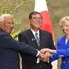 EU and Japan agree to work together to promote free trade and economic security