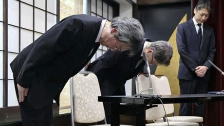 Japanese officials apologize at grave of wrongfully detained man denied timely cancer treatment