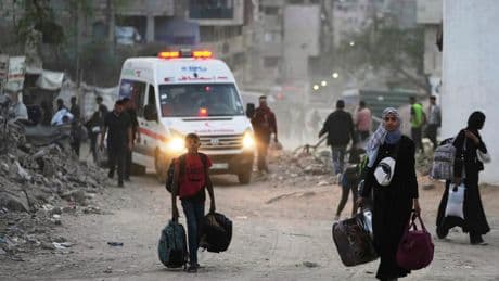 54 people killed in overnight airstrikes on southern Gaza city, hospital says