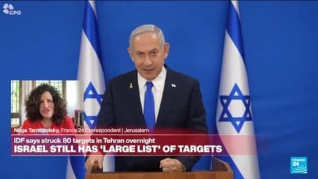 Israeli governement still has 'large list' of targets in Iran
