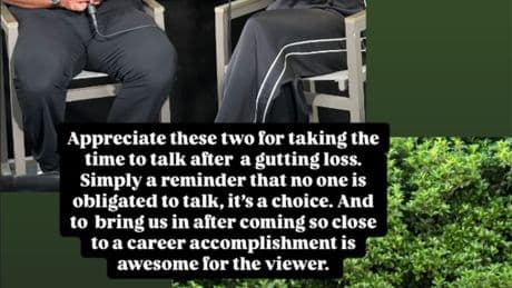 Amanda Balionis posts message about obligations after Rory McIlroy blows off media