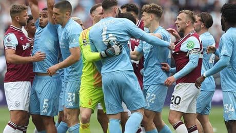 West Ham and Nottingham Forest charged by the FA after melee in fiery clash... with four players booked following heated confrontation at the London Stadium
