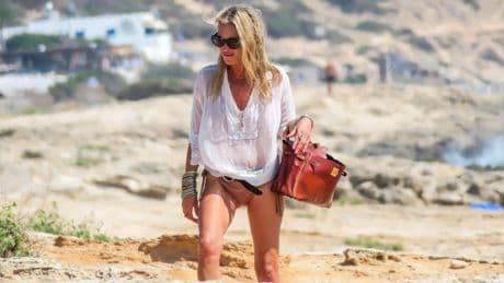 Ein Strandtag mit Supermodel Kate - Moss Sonne schön sein