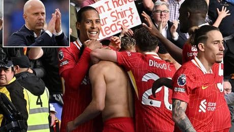 Revealed: How Arne Slot plans to celebrate confirmation of Liverpool's Premier League title - as head coach opens up on his biggest mistake of the season