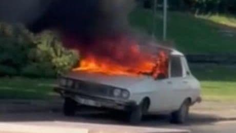 Meclis önünde 'Beyaz Toros' yakıldı! Emniyet'ten açıklama