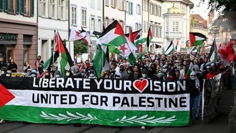 Eurovision Song Contest: Hunderte protestieren bei Anti-Israel-Demos vor ESC-Finale