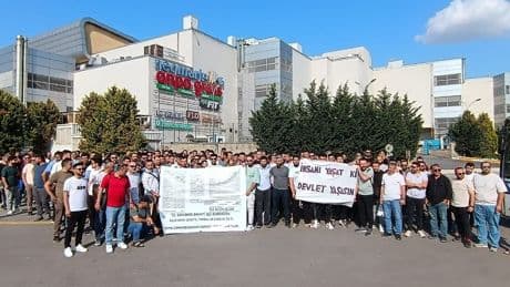 İstanbul Tersanesi işçileri eylem düzenledi: İnsanca yaşanacak bir ücret için eylemlere geçilsin