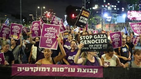 Großkundgebung in Israel: Israelis demonstrieren für Ende des Krieges im Gazastreifen