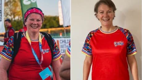 Woman lost two stone using wall Pilates app after struggling with weight