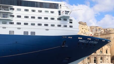 Pensioner suing over cruise ship fall accused of wearing ‘inappropriate shoes’