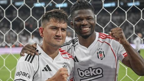Beşiktaş'ta El Bilal Toure, Cengiz ve Cerny sevinci
